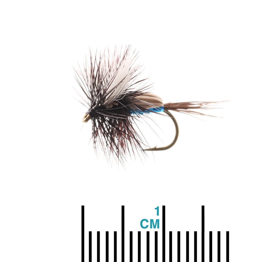 Feather Merchants Humpy Dry Fly Blue #14