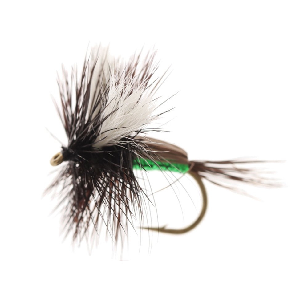 Feather Merchants Humpy Dry Fly Green #10