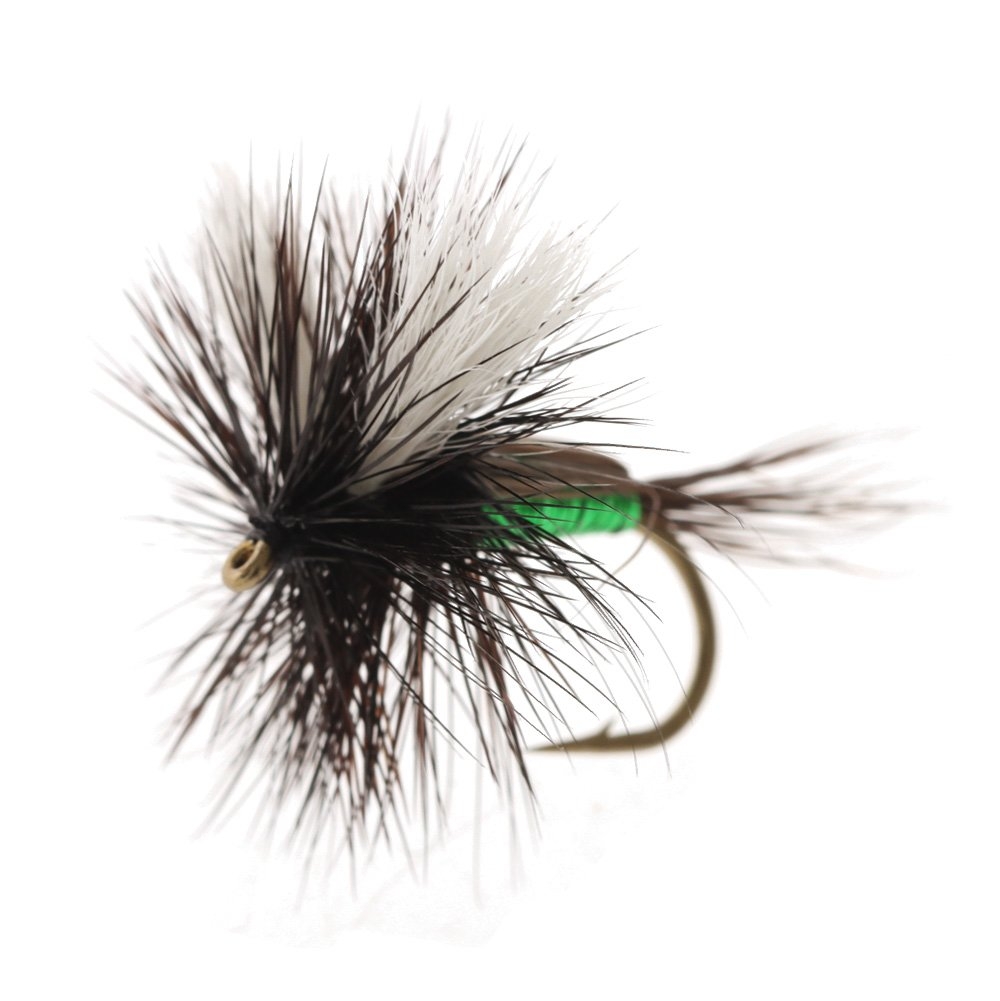 Feather Merchants Humpy Dry Fly Green #10