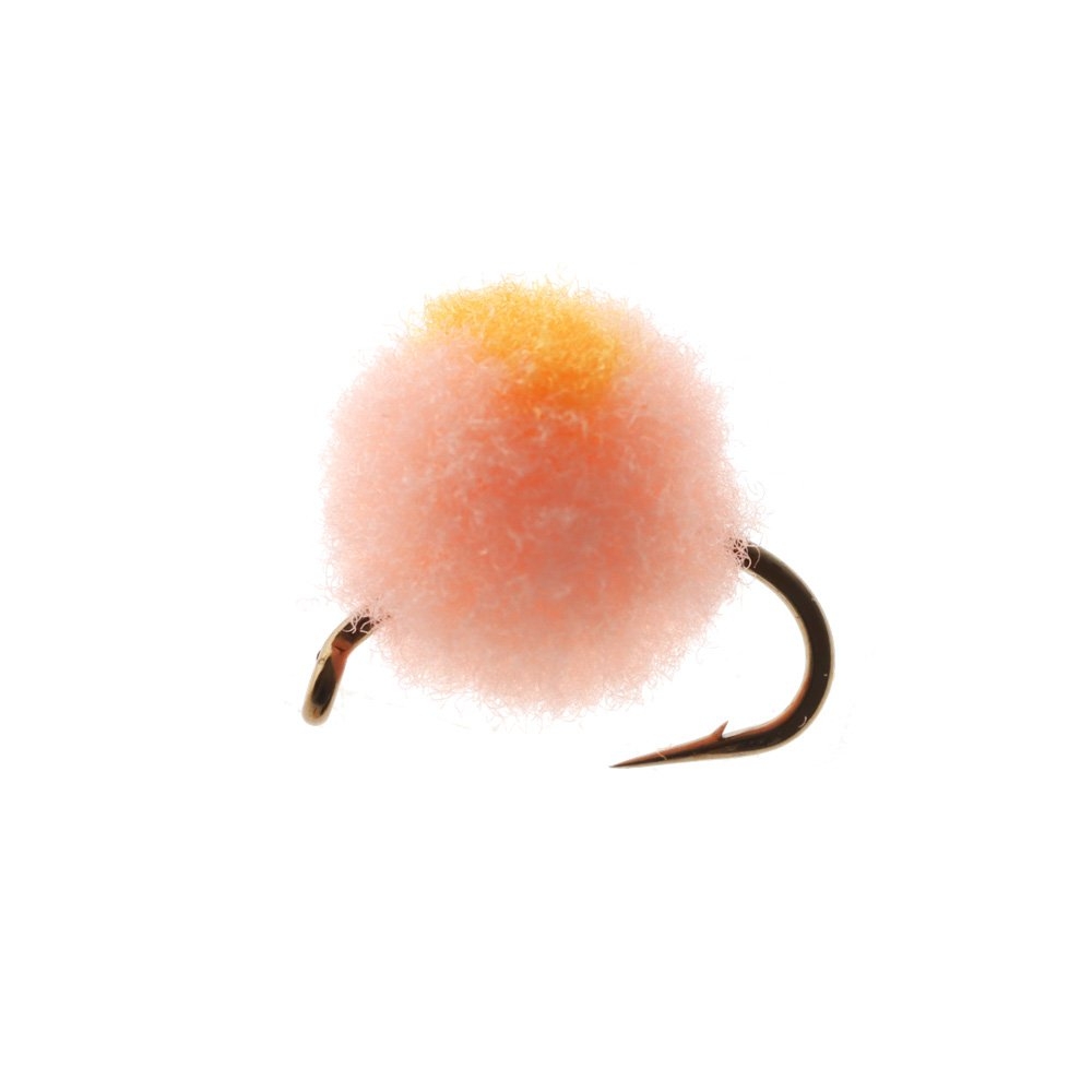 Feather Merchants Glo Bug Flashtail Mini Egg Fly Pink Champagne #14