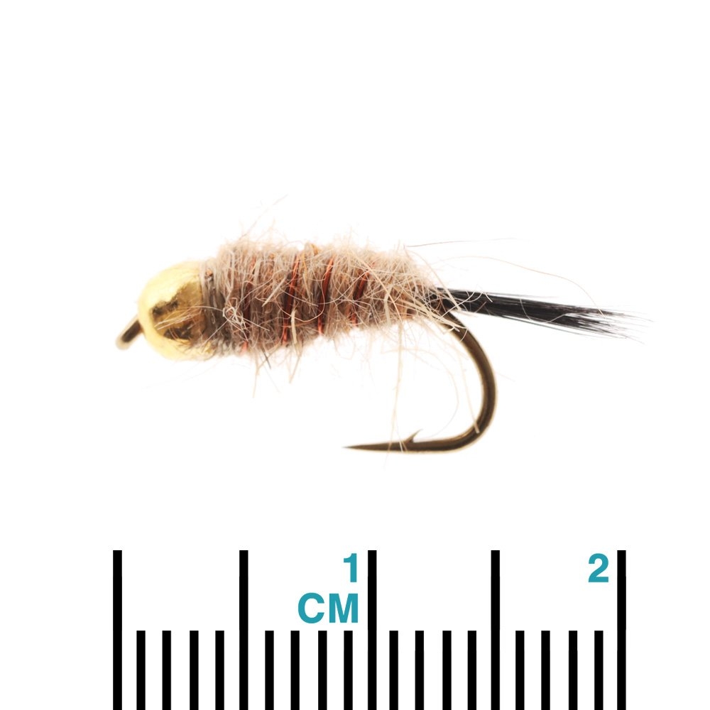 Feather Merchants Hare and Copper Bomb GTB Nymph #10