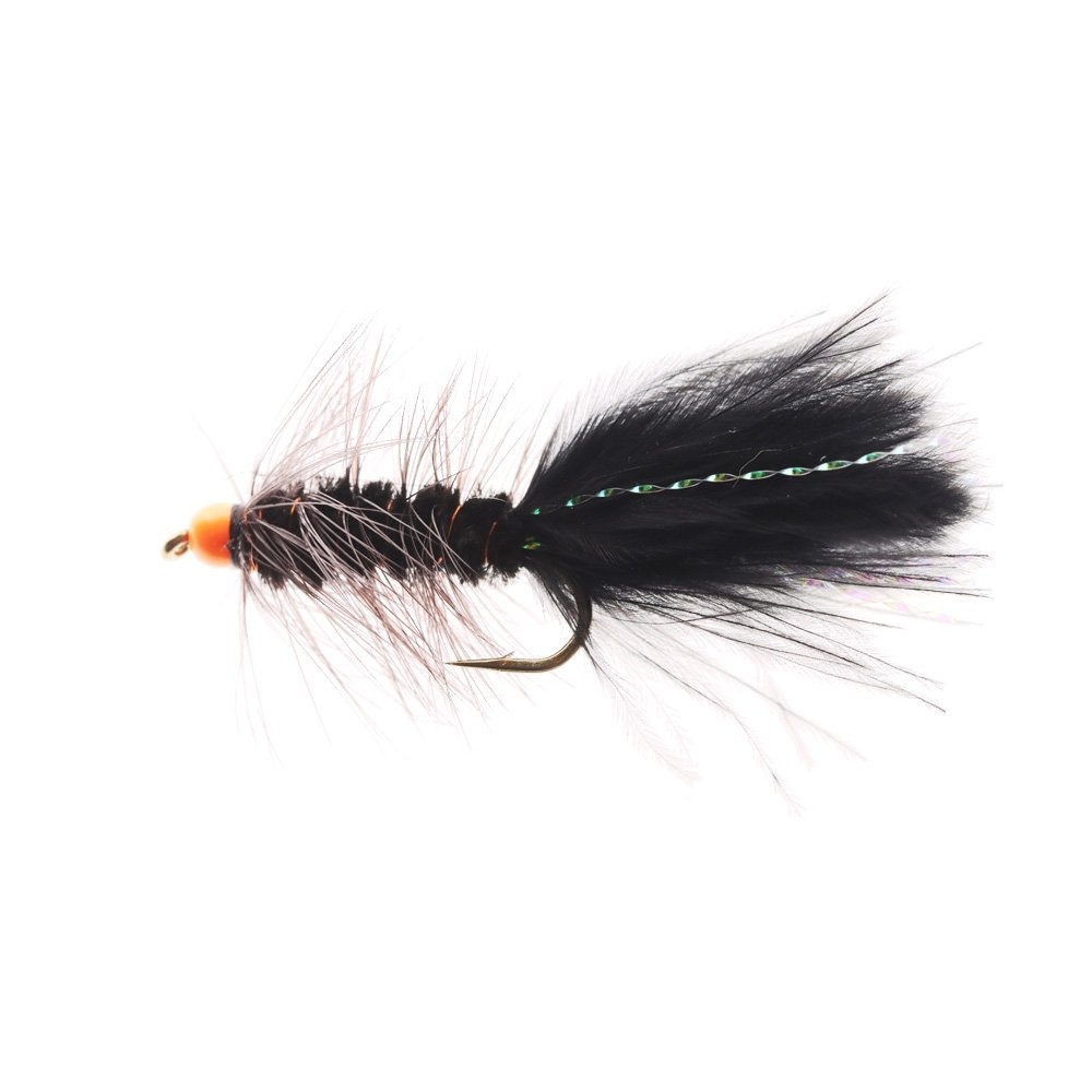 Feather Merchants Hot Bead Bugger Black Nymph #6