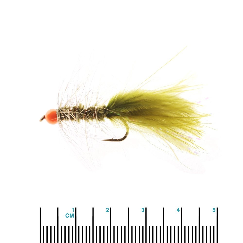 Feather Merchants Hot Bead Bugger Olive Nymph #6