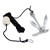 Galvanised Folding Grapnel Anchor with Rope Float and Bag 3.5kg