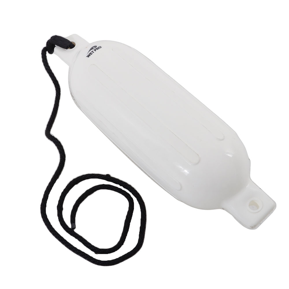 Wet Pro Heavy Duty Cylindrical Ribbed Boat Fender 4 Pack