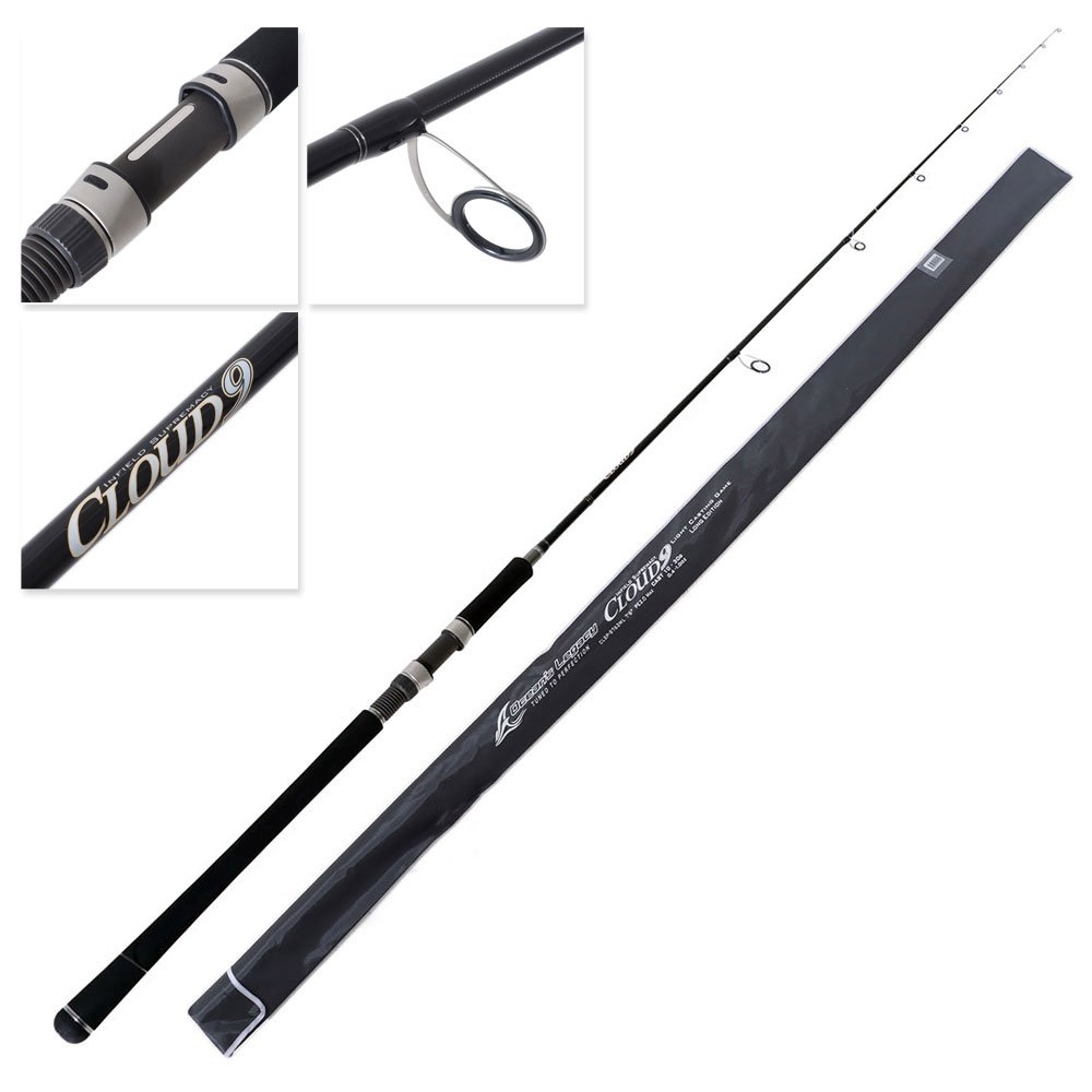 Ocean's Legacy Cloud 9 Light Softbait Spin Rod 7ft 6in PE2 10-30g 1.5pc