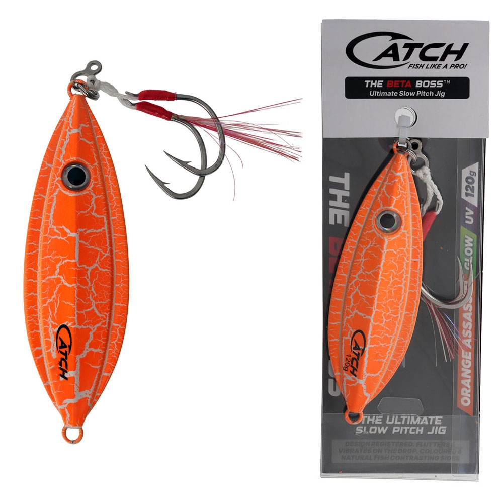 Catch The Beta Boss Slow Pitch Jig 120g Orange Assassin