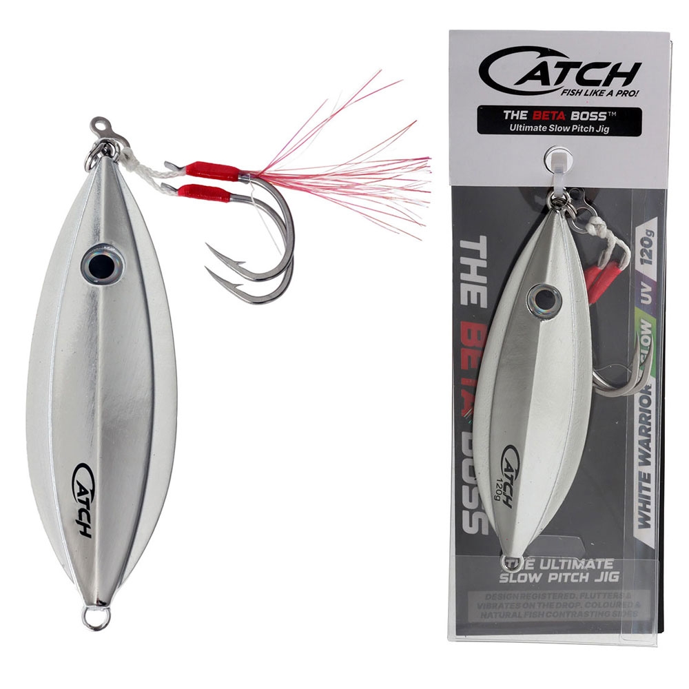 Catch The Beta Boss Slow Pitch Jig 120g White Warrior