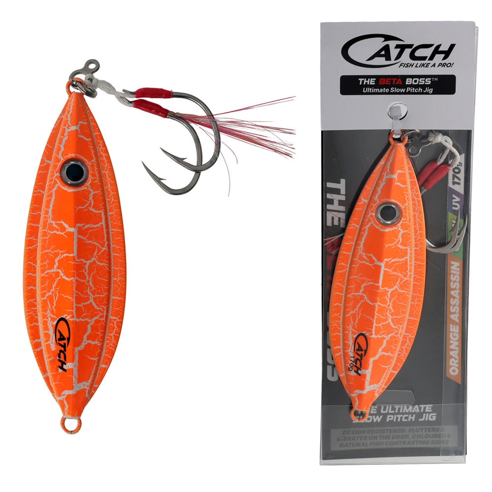 Catch The Beta Boss Slow Pitch Jig 170g Orange Assassin