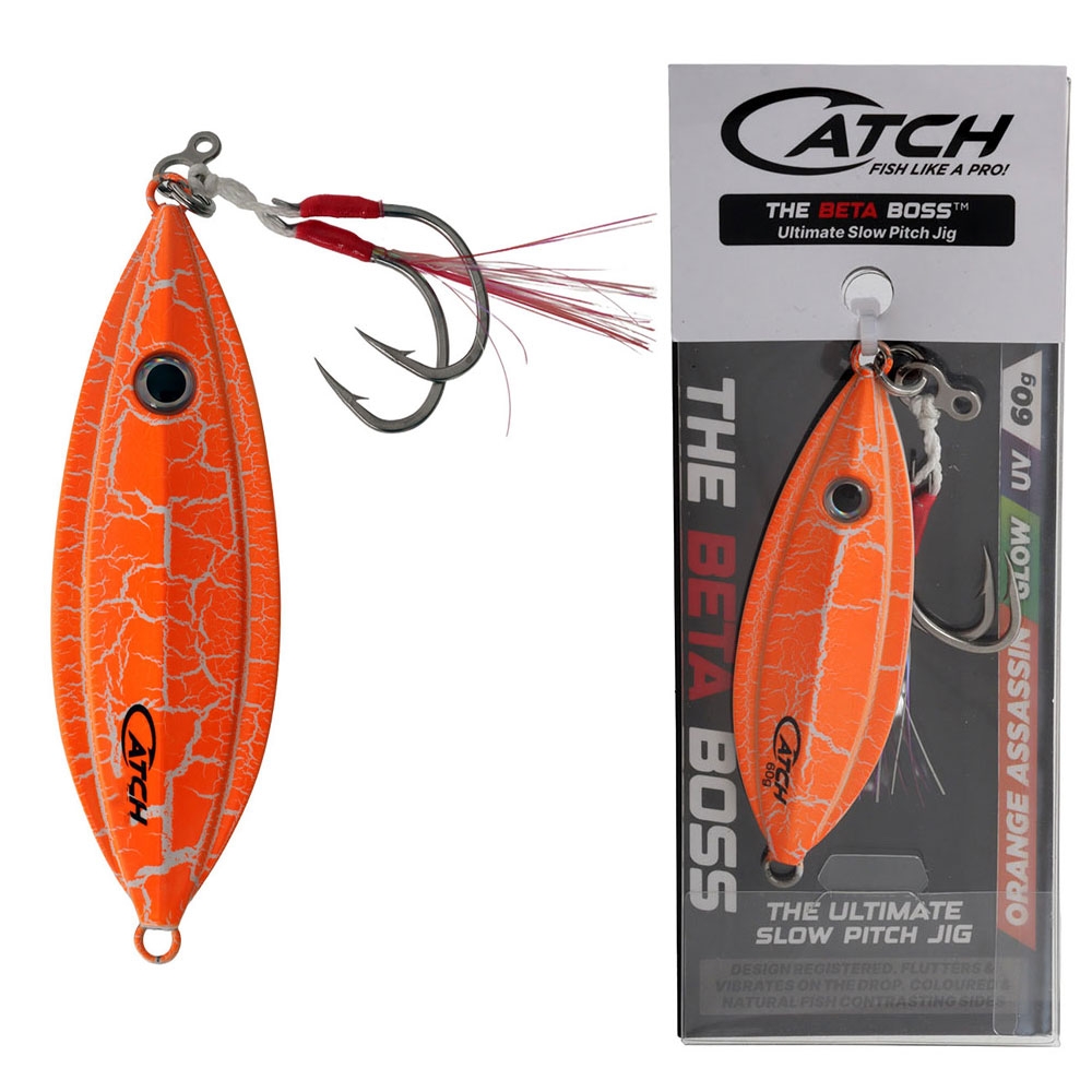 Catch The Beta Boss Slow Pitch Jig 60g Orange Assassin