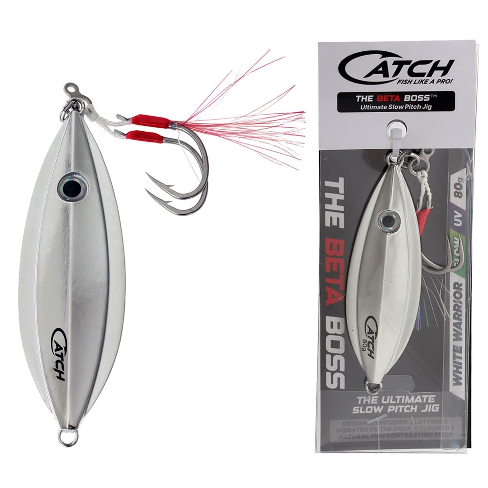 Catch The Beta Boss Slow Pitch Jig 80g White Warrior