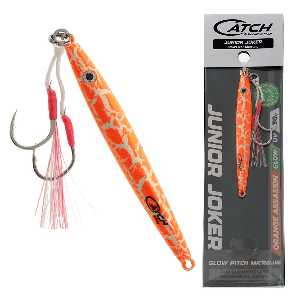 Catch Junior Joker Jig 30g Orange Assassin/Orange Crackle