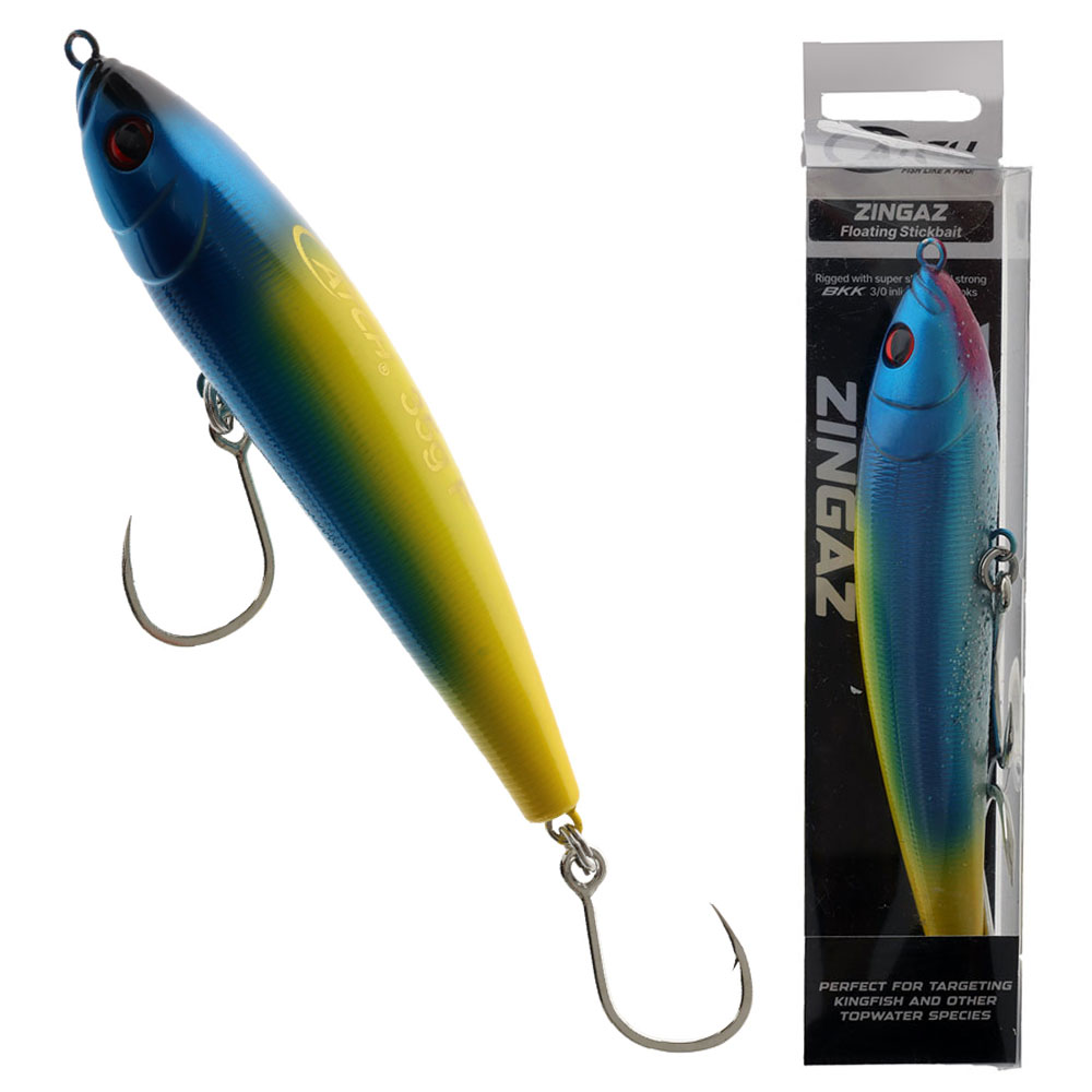 Catch Zingaz Floating Stickbait 150mm 35g Yellow Tail