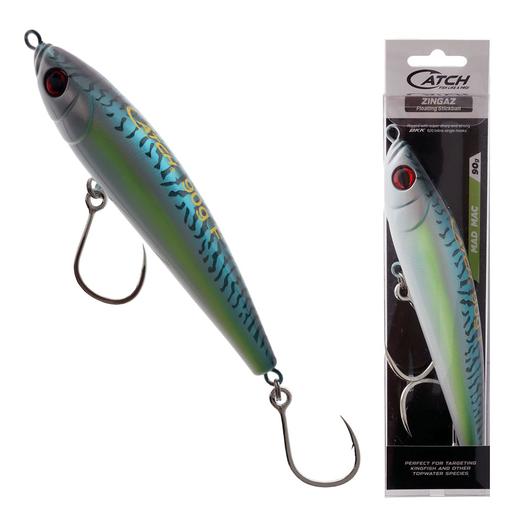 Catch Zingaz Floating Stickbait 180mm 90g Mad Mac