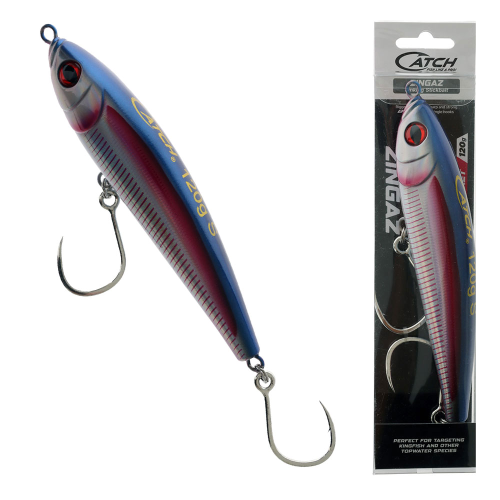 Catch Zingaz Sinking Stickbait 180mm 120g Red Rocket