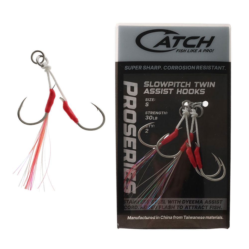 Catch S Twin Assist Slow Pitch Hooks Qty 2