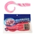 Fishbites Fight Club Grub Soft Bait 15.24cm / 6in Pink and White Qty 4