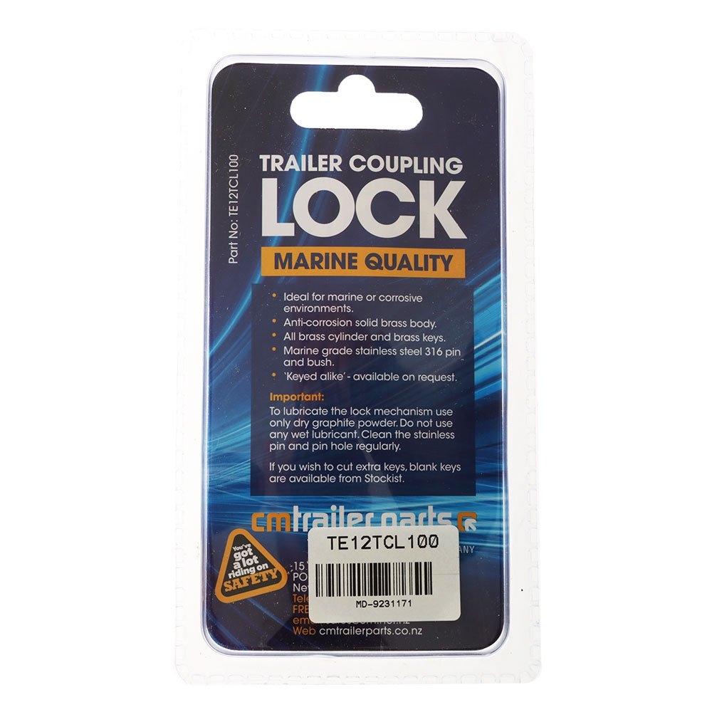 CM Lever Coupling Brass Padlock