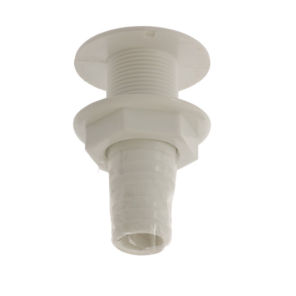 Straight Plastic Thru Hull Fitting 1in