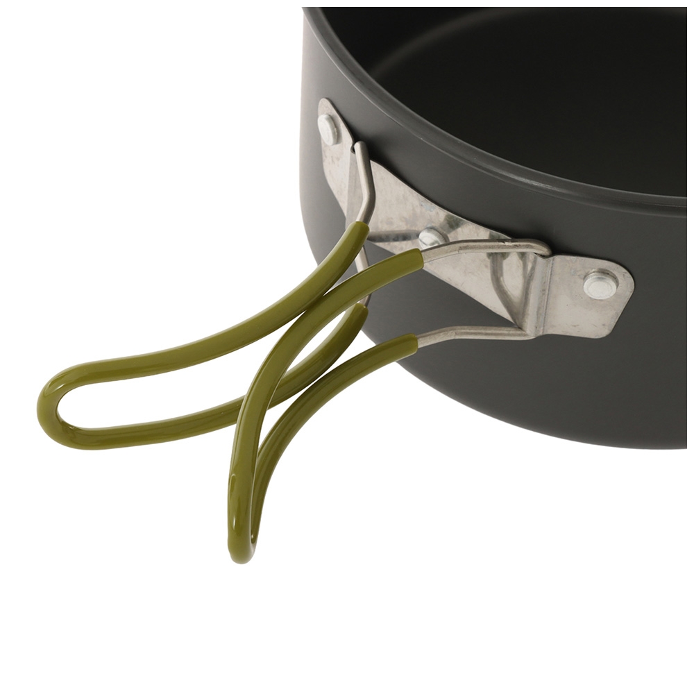 Domex Anodised 10-Piece Camping Cook Set