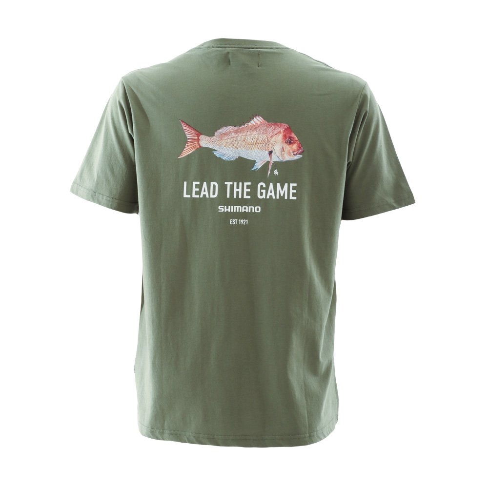 Shimano Lead The Game Mens T-Shirt Snapper