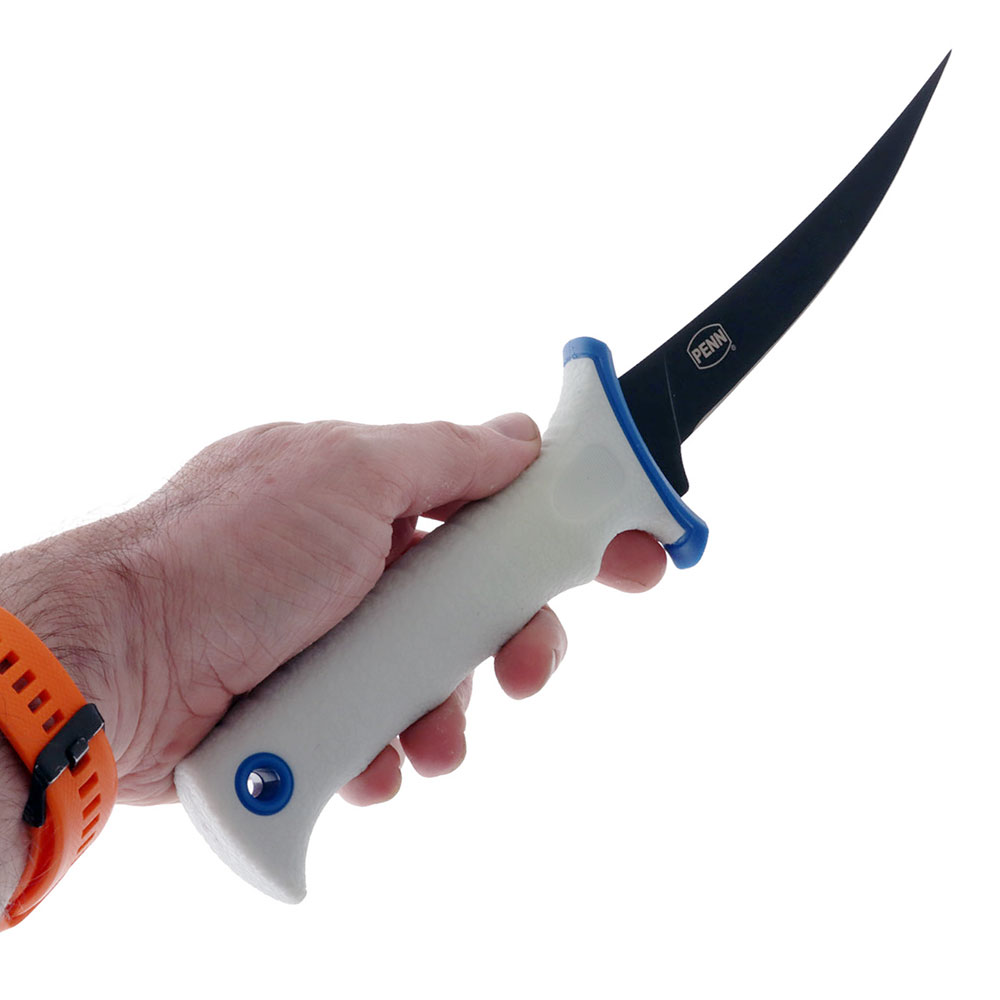 PENN Saltwater Fillet Knife with Sheath White 7in