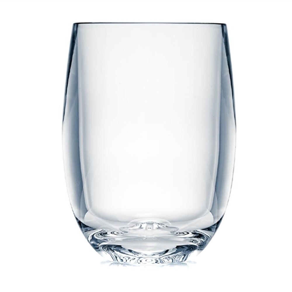 Strahl Design Shatterproof Polycarbonate Stemless Wine Glass 4-Piece Gift Set 384ml