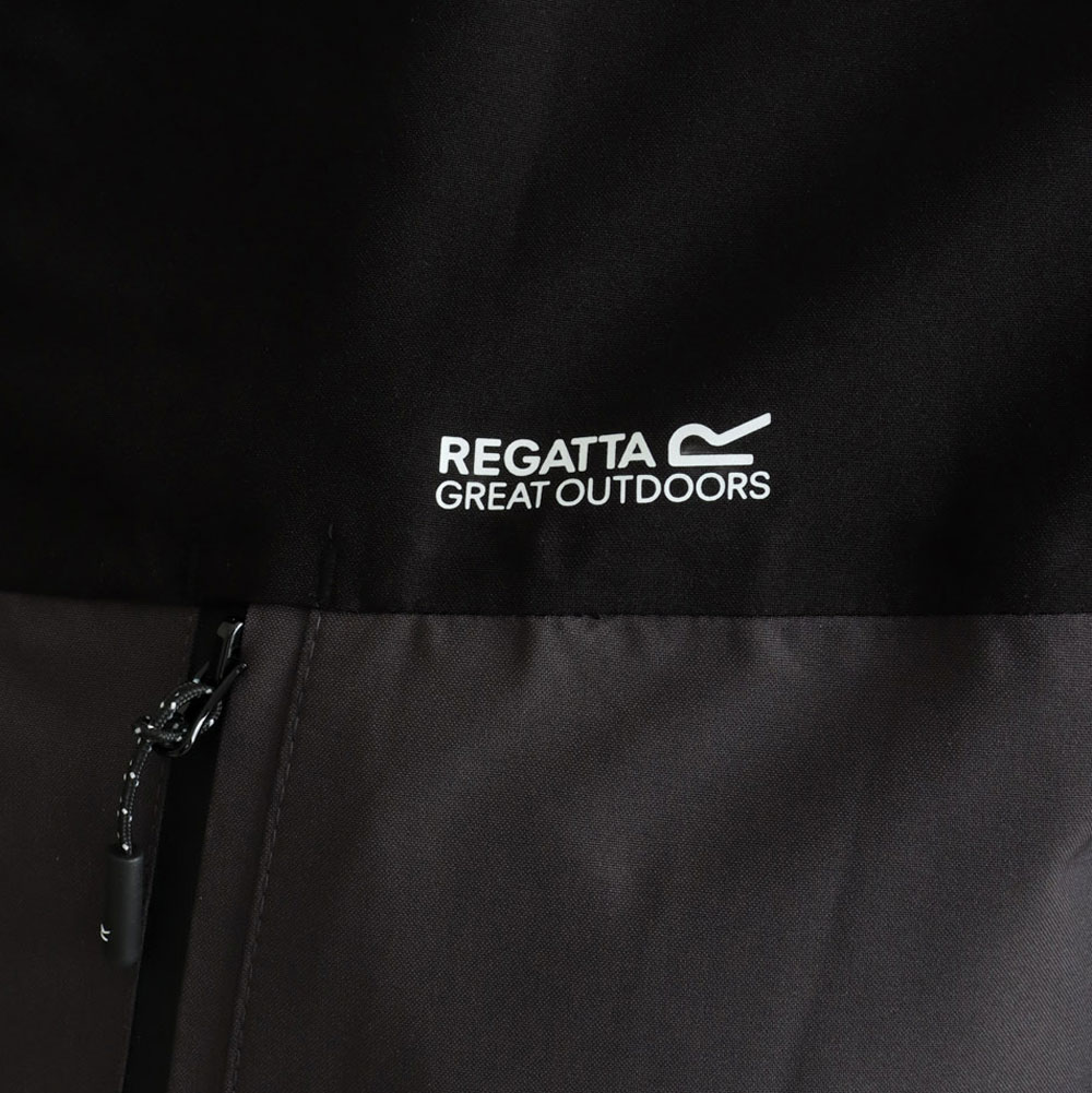Regatta Birchdale Mens Waterproof Jacket Ash Black S
