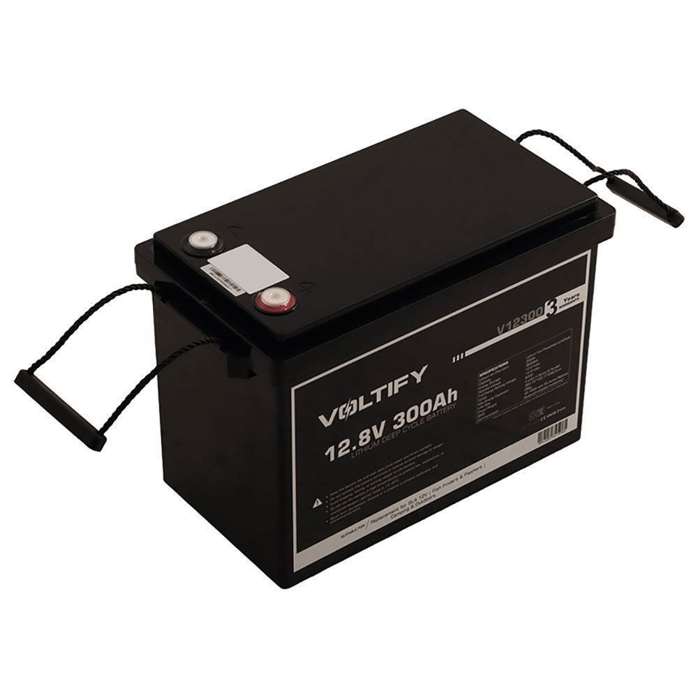 Voltify LiFePO4 Rechargeable Lithium Deep Cycle Battery 12V 300Ah with Bluetooth