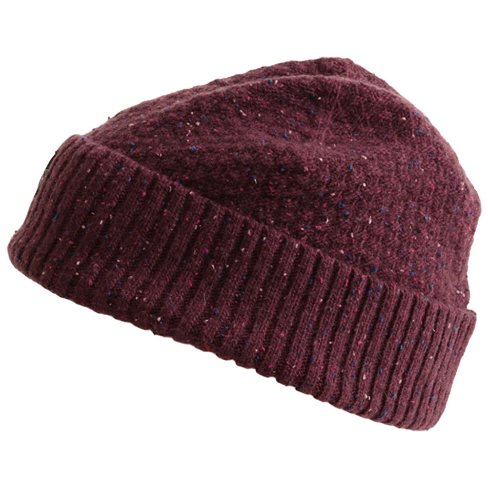 Swanndri South Road Waffle Beanie Dark Plum