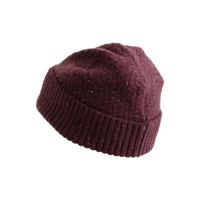 Swanndri South Road Waffle Beanie Dark Plum Thumbnail Swanndri South Road Waffle Beanie Dark Plum