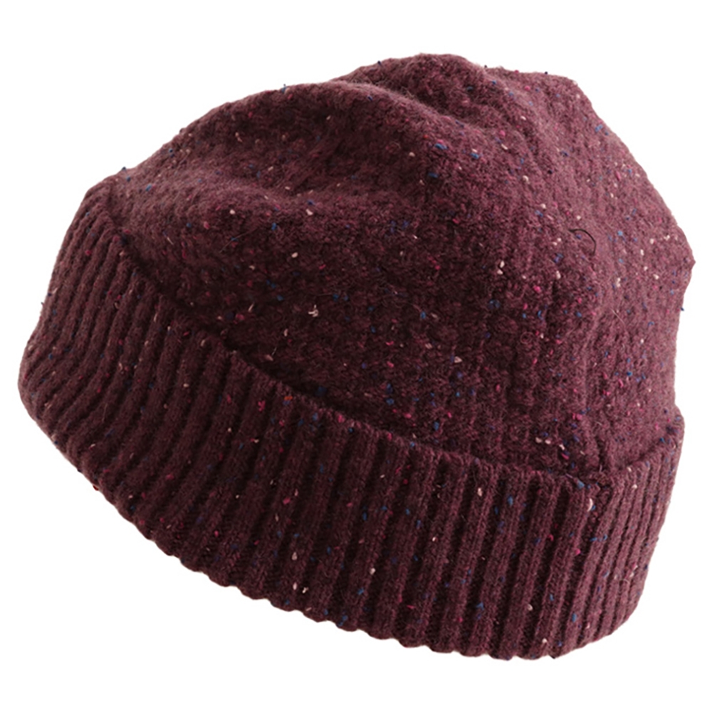 Swanndri South Road Waffle Beanie Dark Plum