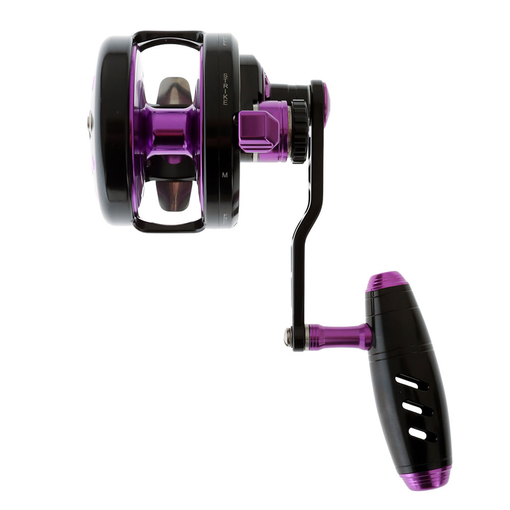 Maxel Rage 90N Narrow Jigging Reel Black/Purple