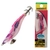 Yamashita EGI-OH Search Squid Jig with Strobe Fin and Rattle 2.5 79mm Neon Bright Blue/Pink
