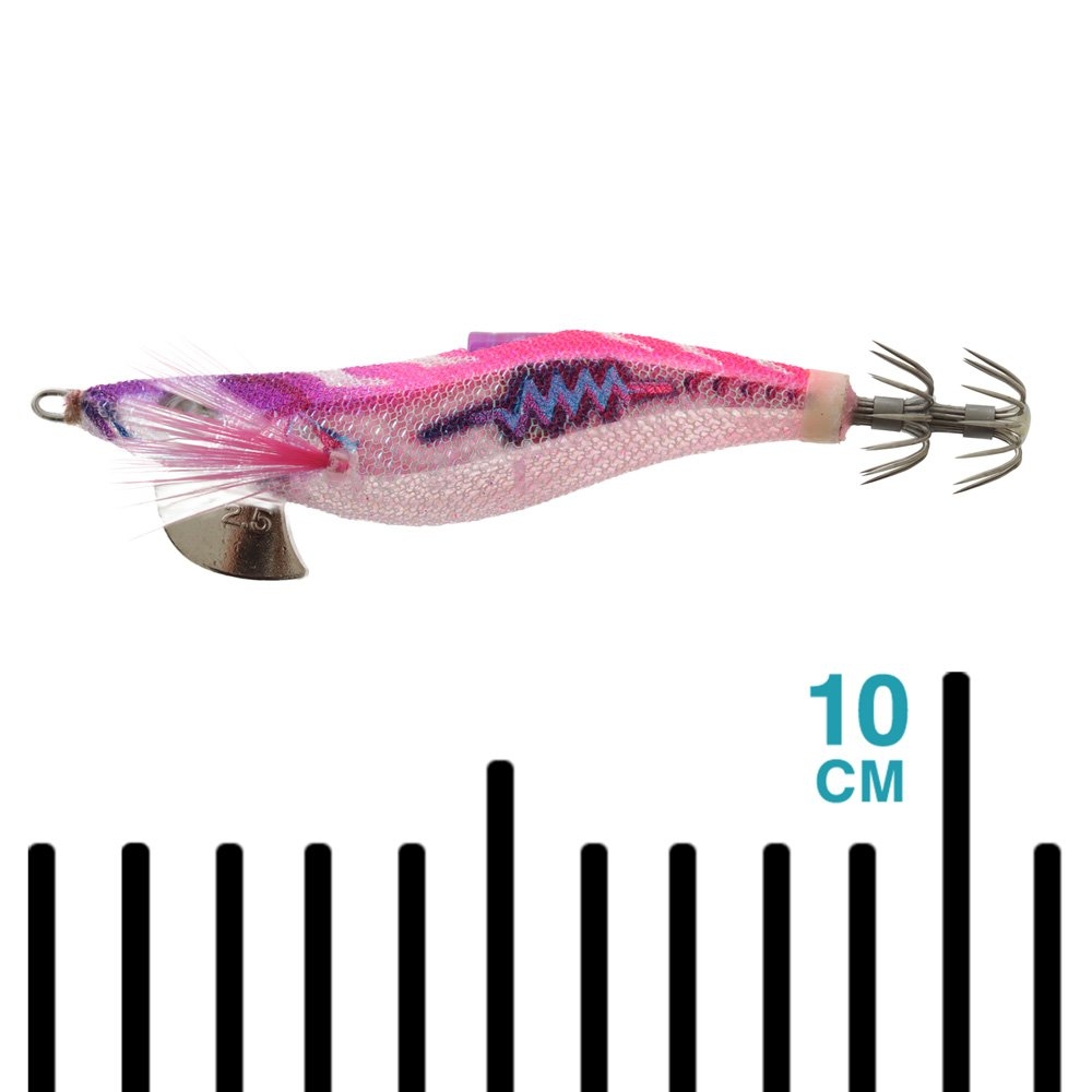 Yamashita EGI-OH Search Squid Jig with Strobe Fin and Rattle 2.5 79mm
