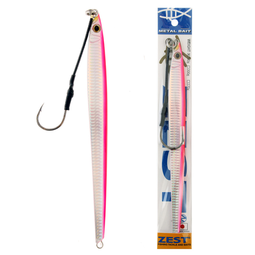 Zest Hardy Long Jig 200g Pink