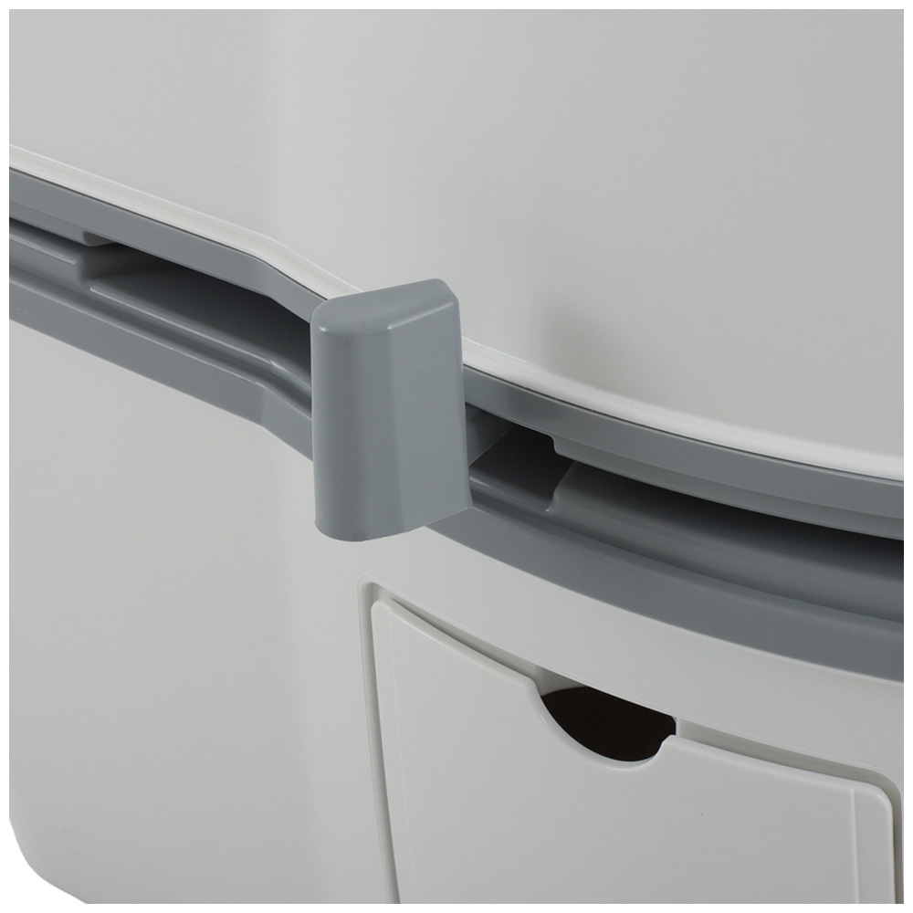 Thetford Porta Potti 565P Camping & RV Piston Flush Premium Portable Toilet 21L