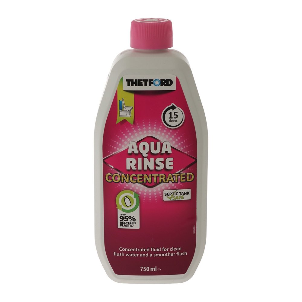Thetford Aqua Rinse Concentrated RV & Caravan Flush Tank Fluid Pink 750ml