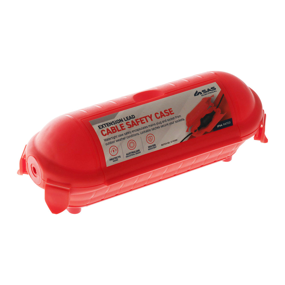SAS Electrical IP44 Water-Resistant Extension Lead Safety Case