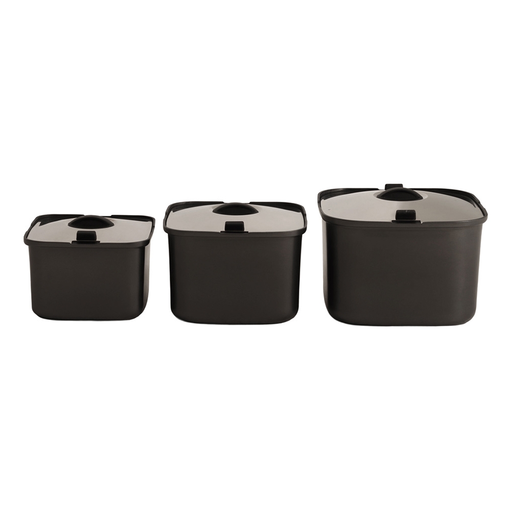 Smartspace 3-Piece Stackable Cooking Pot Set