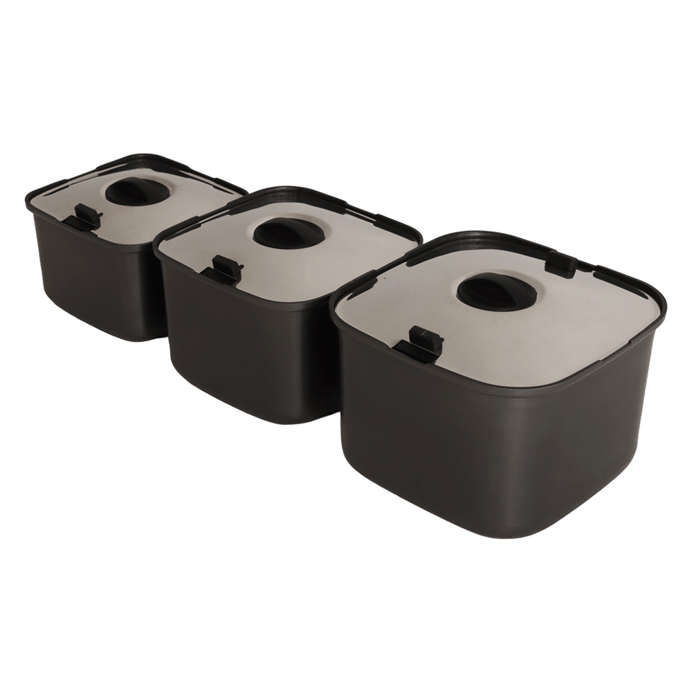 Smartspace 3-Piece Stackable Cooking Pot Set