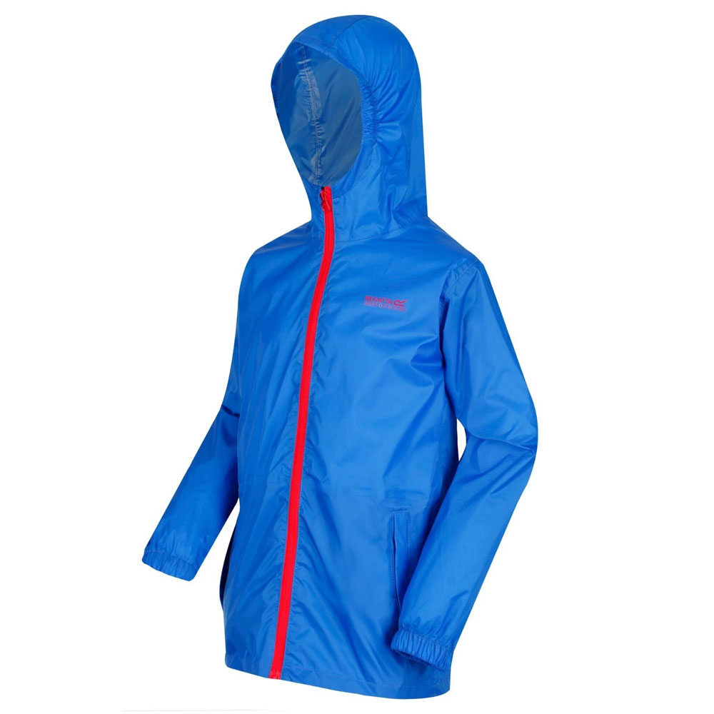 Regatta Pack It III Kids Waterproof Jacket Sky Diver Blue 11-12 yrs