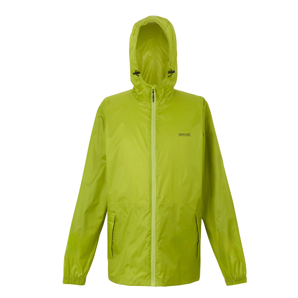 Regatta Pack It III Mens Waterproof Jacket Green Algae S