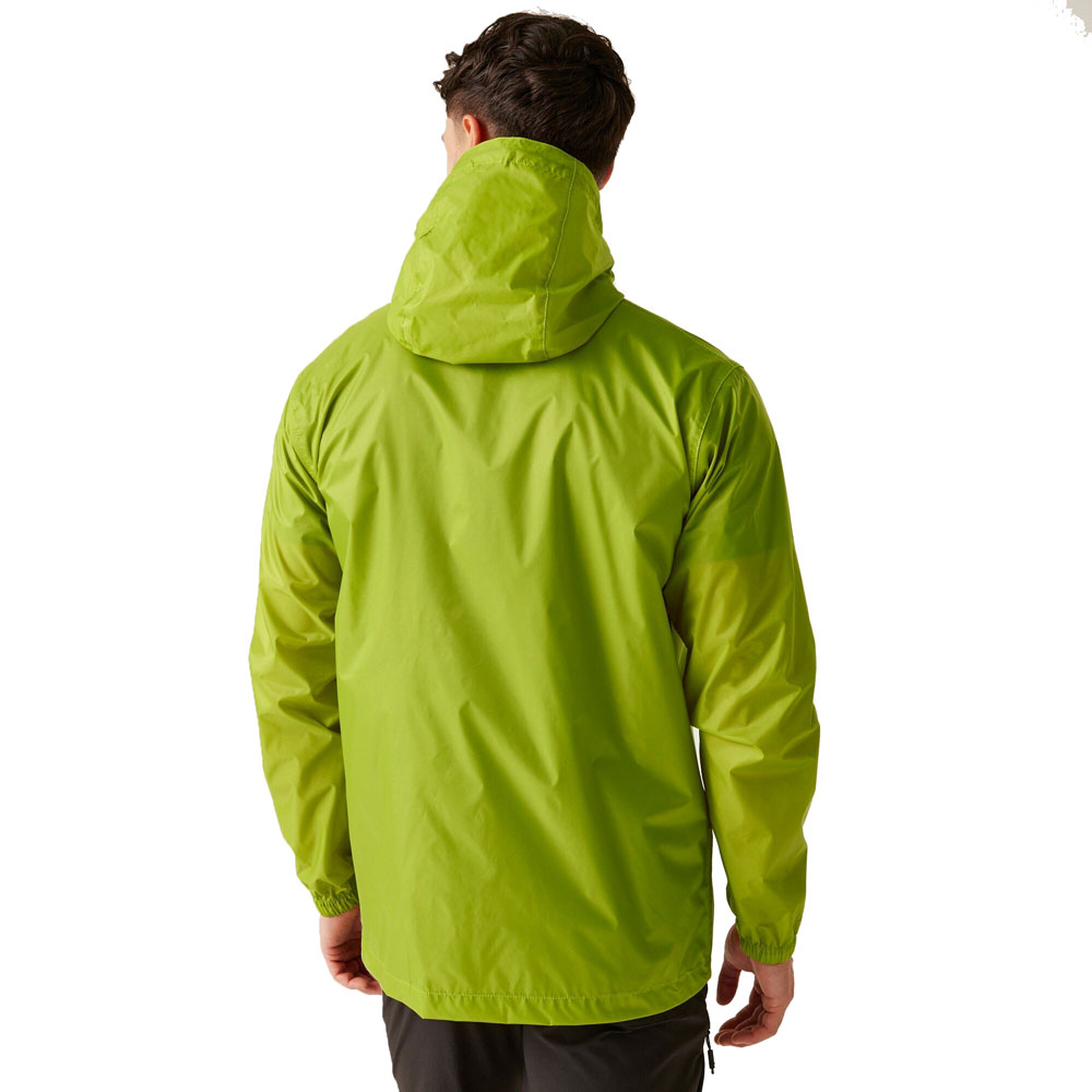 Regatta Pack It III Mens Waterproof Jacket Green Algae S