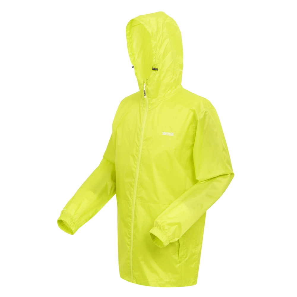 Regatta Pack It Mens Waterproof Jacket Neon Regatta Pack It Mens Waterproof Jacket Neon
