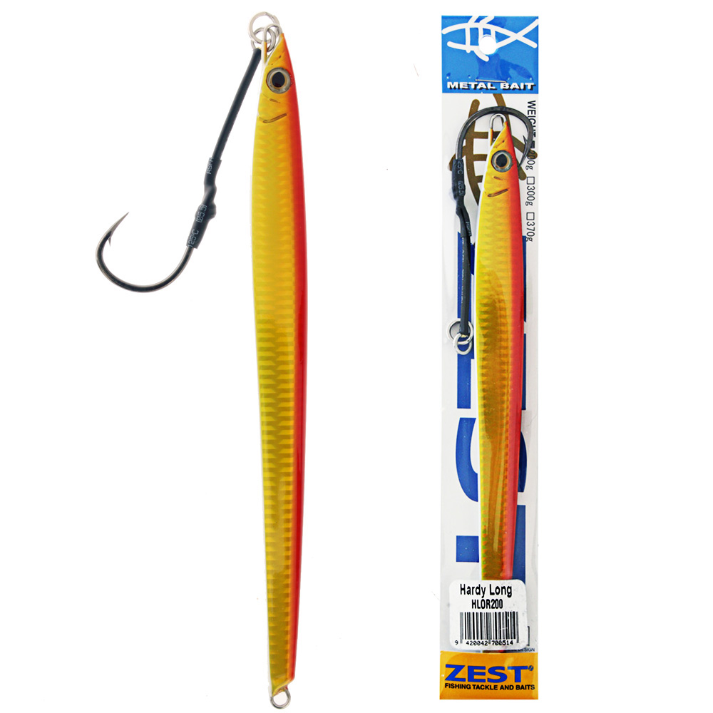 Zest Hardy Long Jig 200g Orange