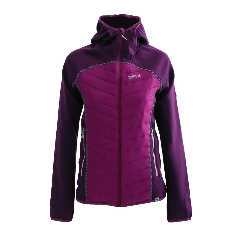 Regatta Andreson IV Womens Warmloft Hybrid Stretch Jacket Winberry/Vivid Size 16