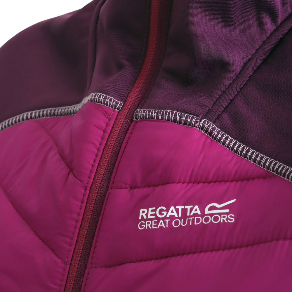 Regatta Andreson IV Womens Warmloft Hybrid Stretch Jacket Winberry/Vivid Size 12