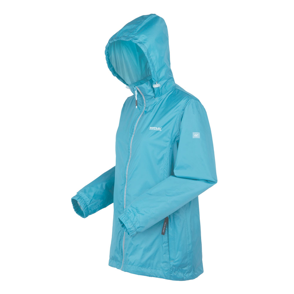 Regatta Corinne IV Womens Waterproof Packaway Jacket Turquoise Size 8