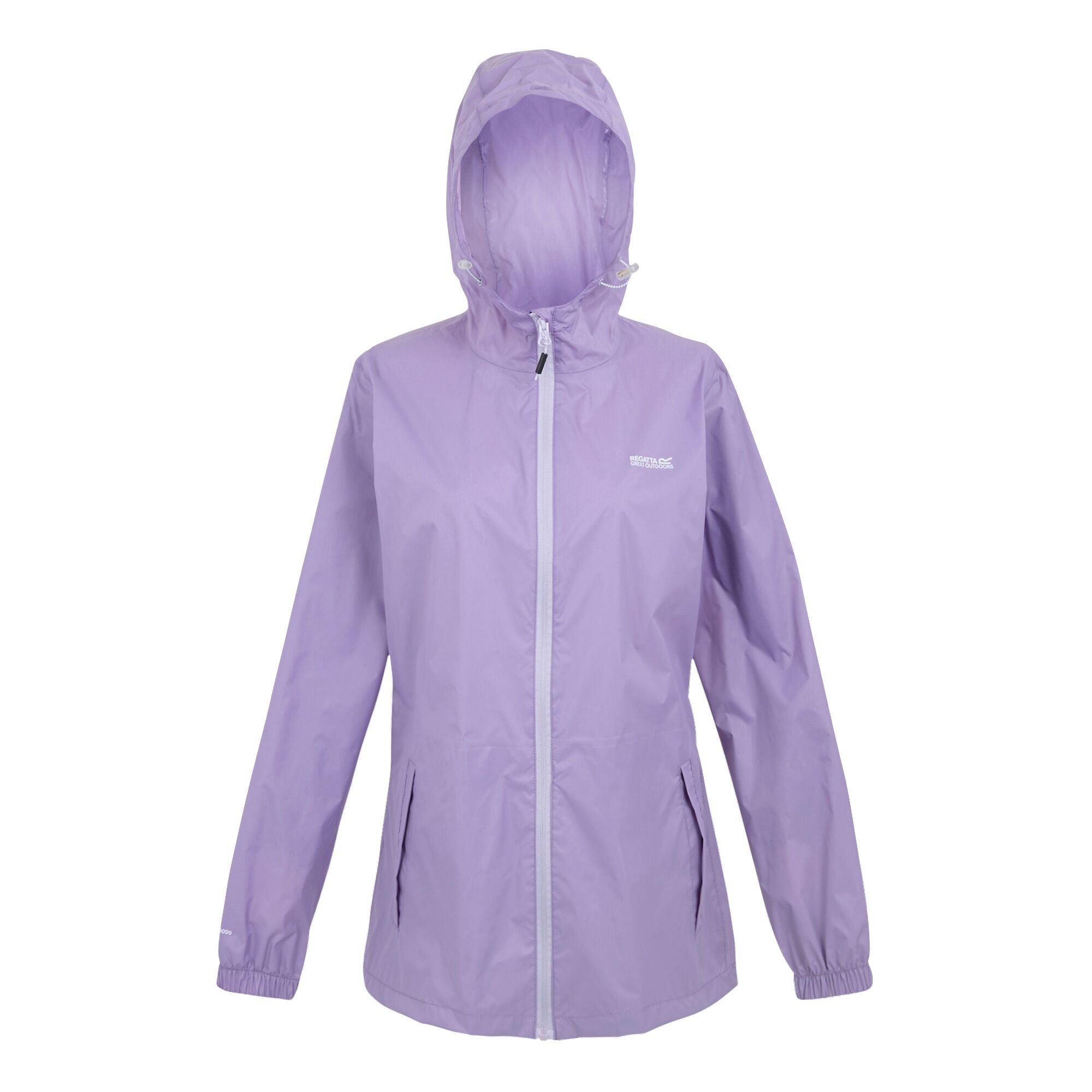 Regatta Pack It III Womens Waterproof Jacket Ultra Purple Size 12